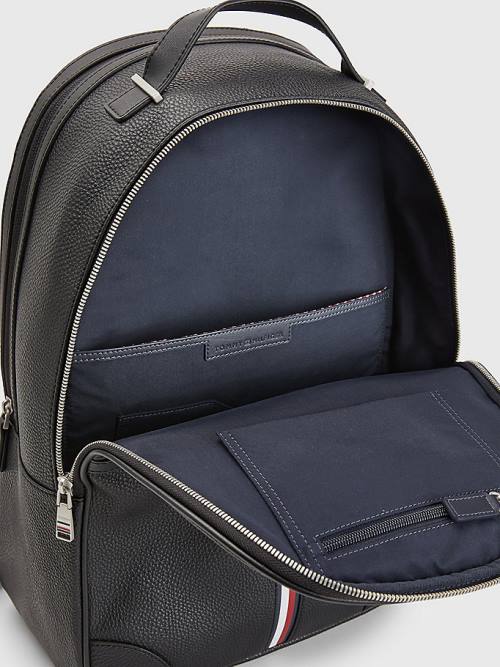 Tommy Hilfiger Downtown Backpack Çanta Erkek Siyah | TH718MNS