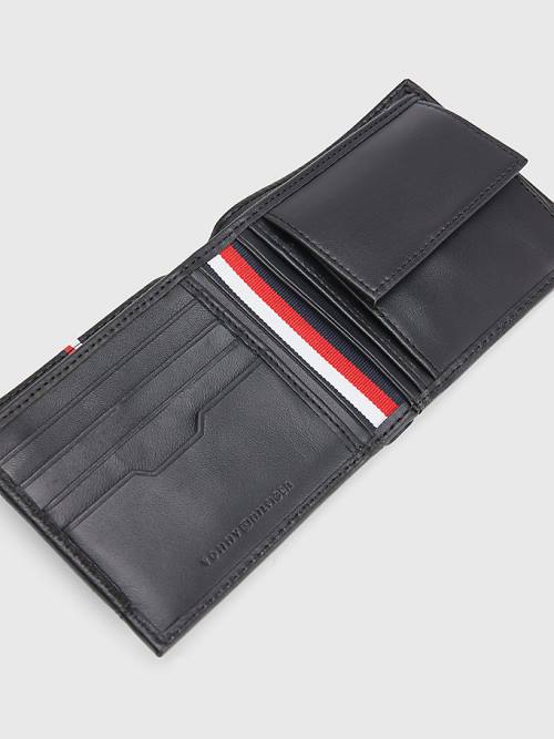 Tommy Hilfiger Downtown Card And Coin Cüzdan Erkek Siyah | TH380IYQ