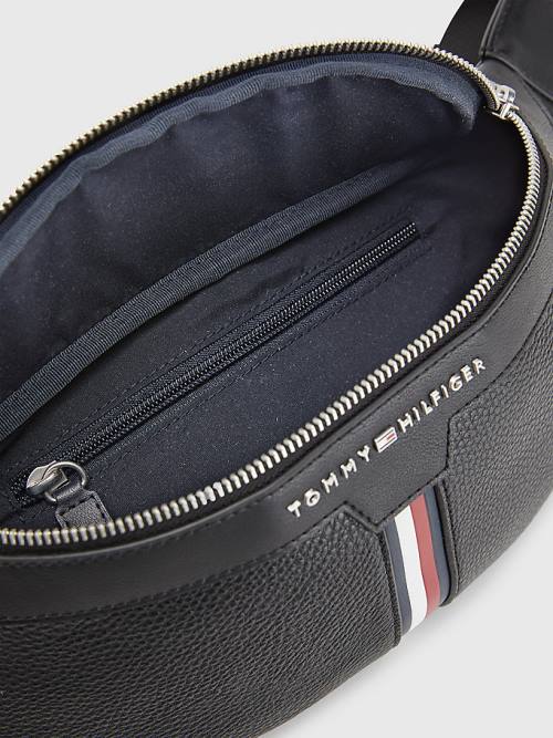 Tommy Hilfiger Downtown Crossbody Çanta Erkek Siyah | TH974HBT