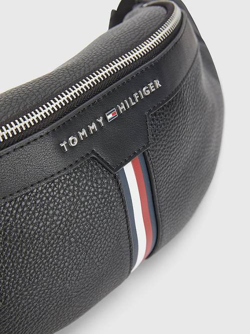 Tommy Hilfiger Downtown Crossbody Çanta Erkek Siyah | TH974HBT