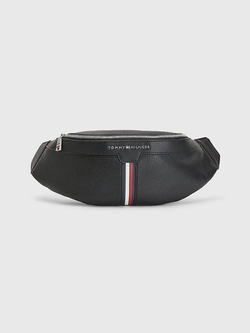 Tommy Hilfiger Downtown Crossbody Çanta Erkek Siyah | TH974HBT