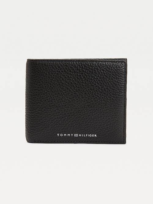 Tommy Hilfiger Downtown Deri Bifold Cüzdan Erkek Siyah | TH156CXN