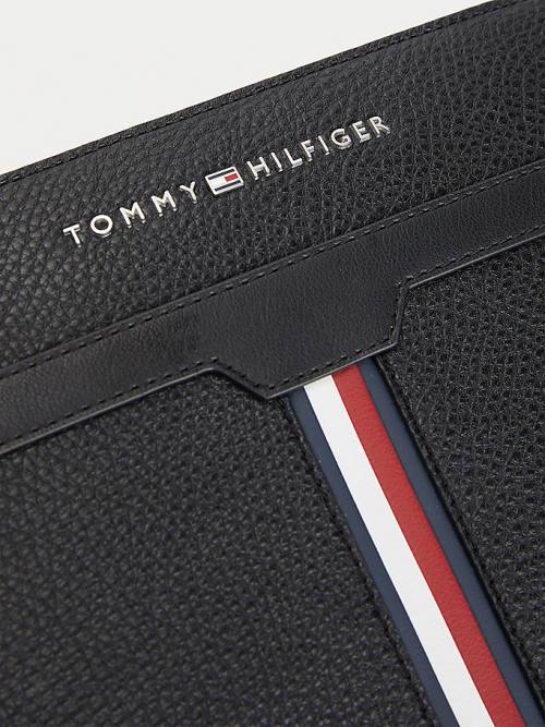 Tommy Hilfiger Downtown Metal Logo Washbag Çanta Erkek Siyah | TH438NPG