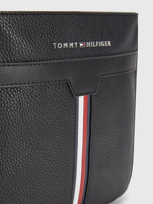 Tommy Hilfiger Downtown Small Crossover Çanta Erkek Siyah | TH865RCN