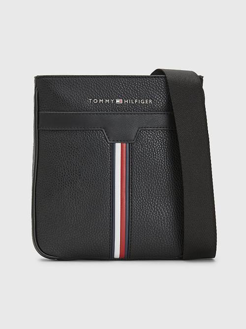 Tommy Hilfiger Downtown Small Crossover Çanta Erkek Siyah | TH865RCN