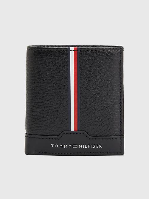 Tommy Hilfiger Downtown Trifold Cüzdan Erkek Siyah | TH632TUO