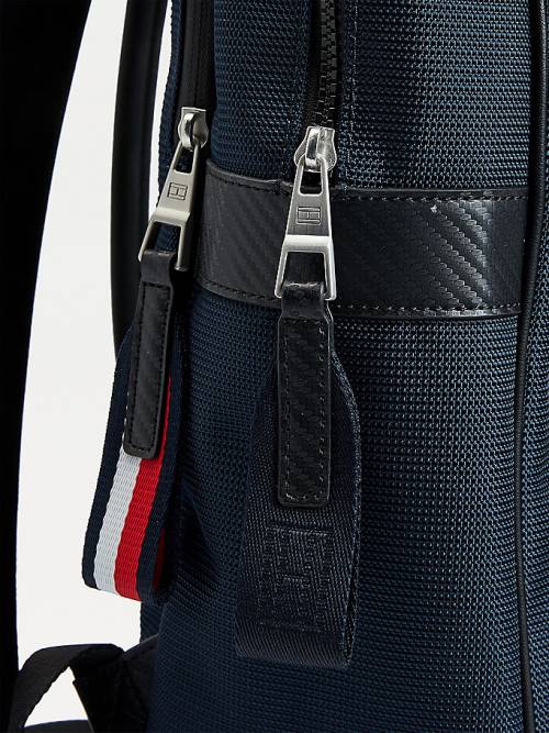 Tommy Hilfiger Elevated Fold-Over Backpack Çanta Erkek Mavi | TH718IYZ