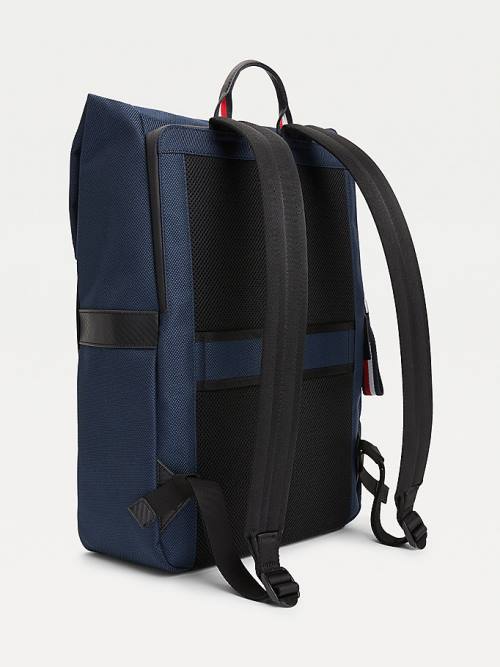 Tommy Hilfiger Elevated Modern 2-In-1 Backpack Çanta Erkek Mavi | TH541CSY