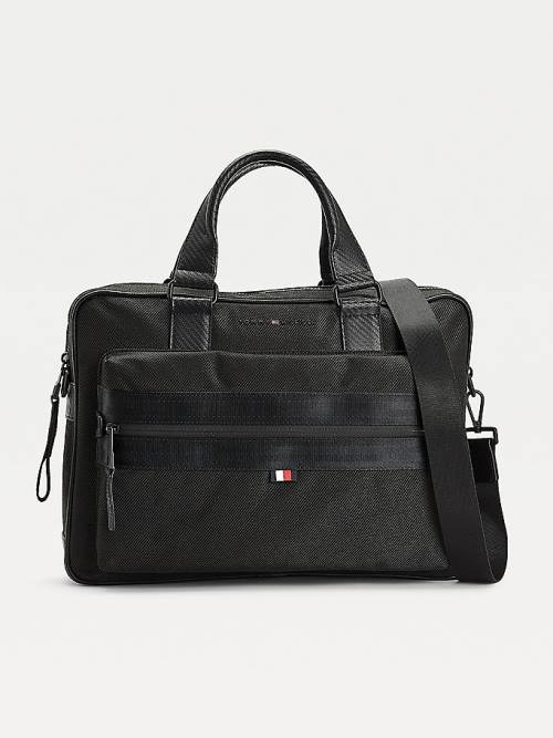 Tommy Hilfiger Elevated Modern Computer Çanta Erkek Siyah | TH438JPC