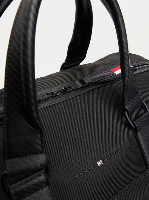 Tommy Hilfiger Elevated Modern Weekender Çanta Erkek Siyah | TH027AHS