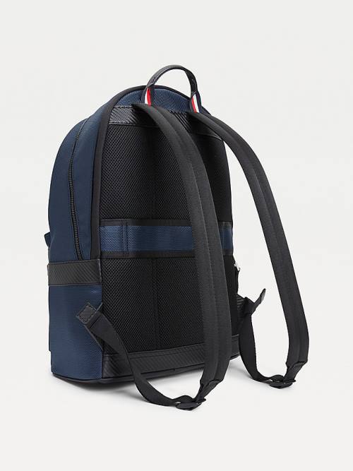 Tommy Hilfiger Elevated Modern Woven Backpack Çanta Erkek Mavi | TH178DZU