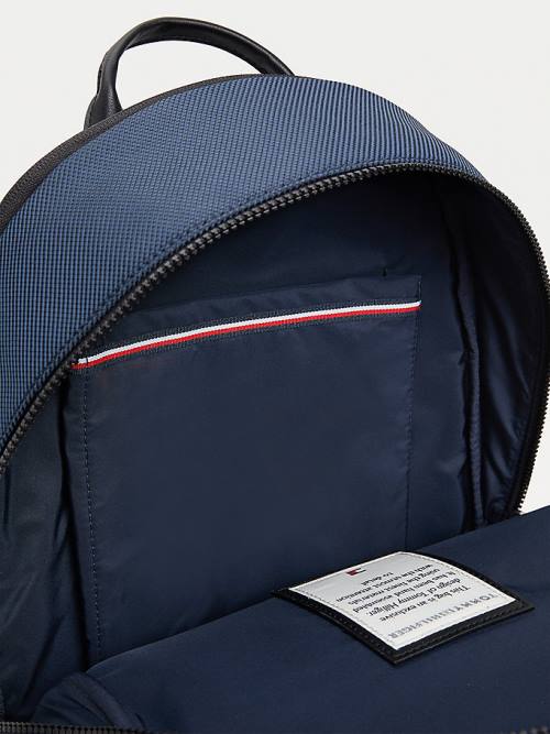 Tommy Hilfiger Elevated Modern Woven Backpack Çanta Erkek Mavi | TH178DZU