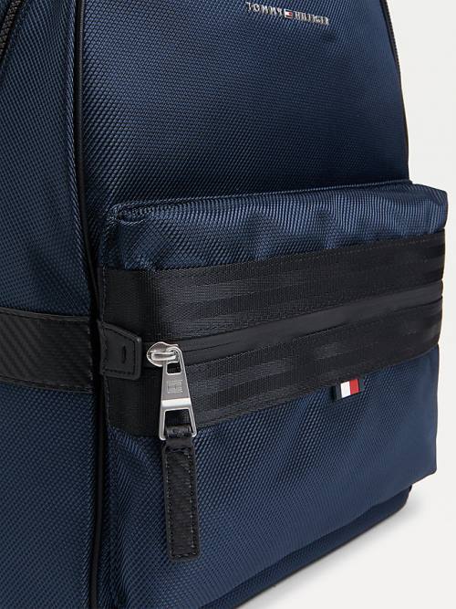 Tommy Hilfiger Elevated Modern Woven Backpack Çanta Erkek Mavi | TH178DZU