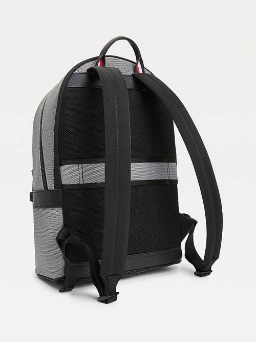 Tommy Hilfiger Elevated Modern Woven Backpack Çanta Erkek Gri | TH837NLU