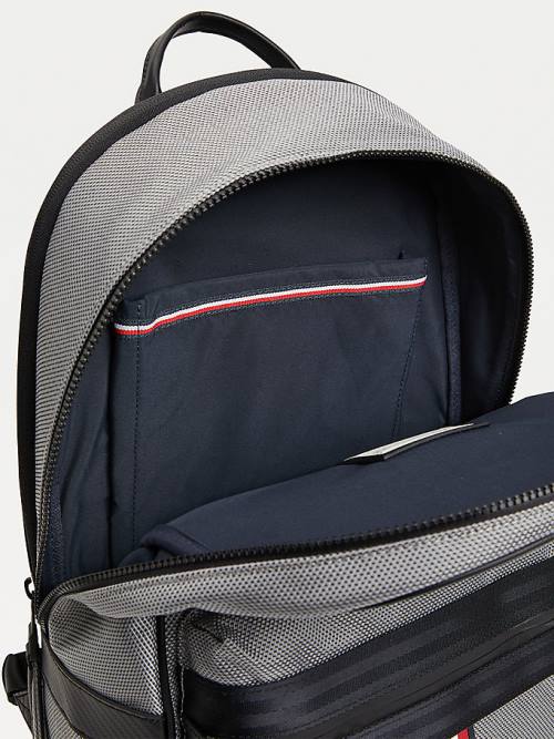 Tommy Hilfiger Elevated Modern Woven Backpack Çanta Erkek Gri | TH837NLU