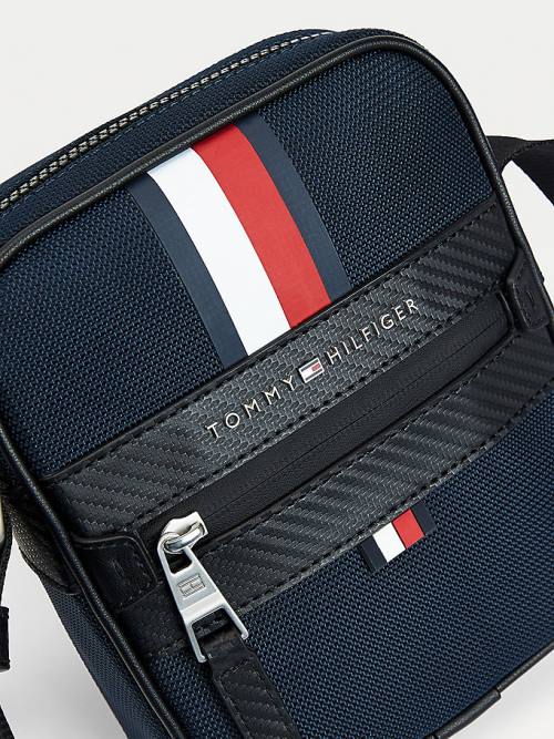 Tommy Hilfiger Elevated Tekstil Small Reporter Çanta Erkek Mavi | TH827LQJ