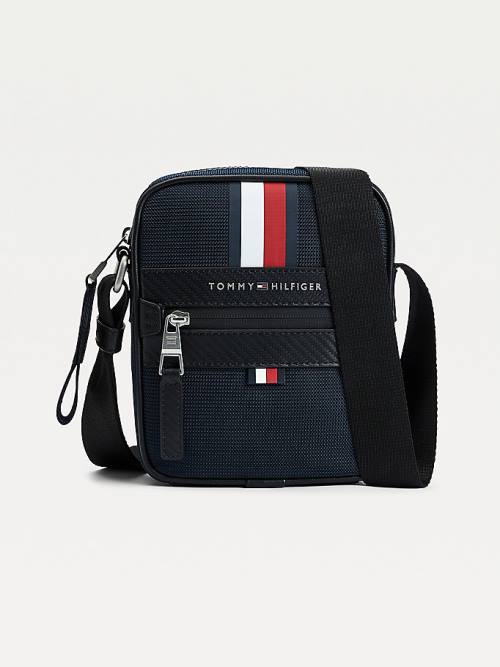 Tommy Hilfiger Elevated Tekstil Small Reporter Çanta Erkek Mavi | TH827LQJ