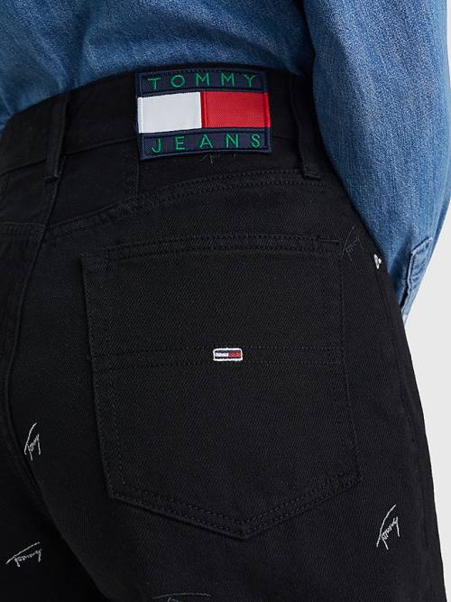 Tommy Hilfiger Embroidery Denim Mom Şort Kadın Denim | TH621REW