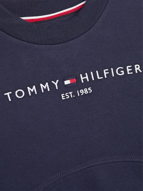 Tommy Hilfiger Essential And Leggings Set Sweatshirt Kiz Çocuk Mavi | TH502TUD