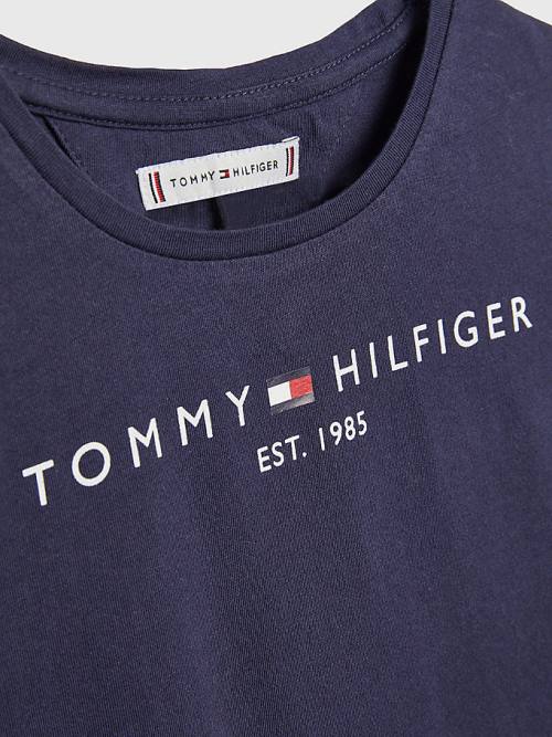 Tommy Hilfiger Essential And Shorts Set Sweatshirt Kiz Çocuk Mavi | TH862EPZ