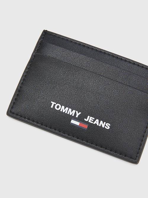 Tommy Hilfiger Essential Card Holder Cüzdan Erkek Siyah | TH756ZKJ