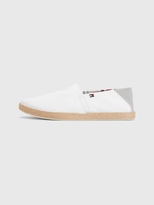 Tommy Hilfiger Essential Contrast Panel Espadrilles Günlük Ayakkabı Erkek Beyaz | TH316IJO