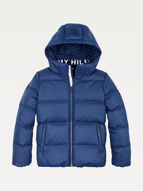 Tommy Hilfiger Essential Down Ceket Erkek Çocuk Mavi | TH380VMR