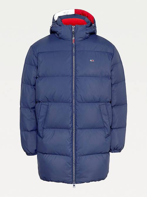 Tommy Hilfiger Essential Down Parka Ceket Erkek Mavi | TH348VDB