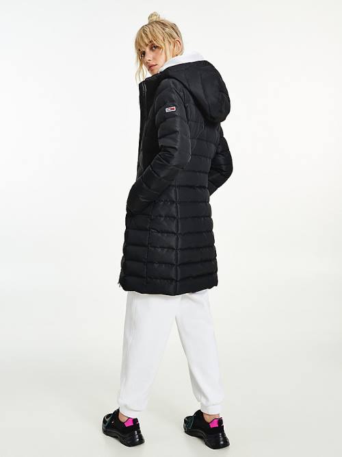 Tommy Hilfiger Essential Down Quilted Coat Ceket Kadın Siyah | TH413MBA