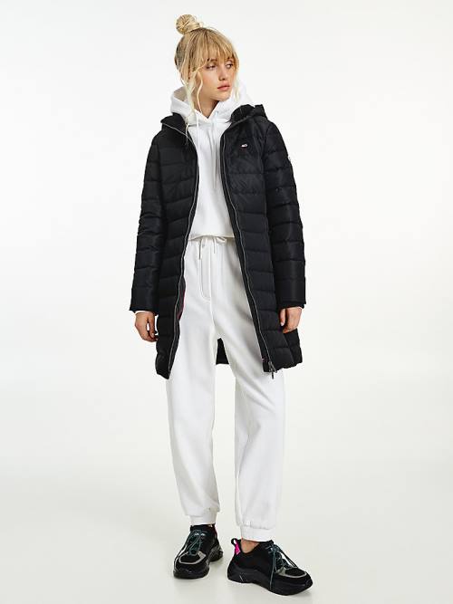 Tommy Hilfiger Essential Down Quilted Coat Ceket Kadın Siyah | TH413MBA