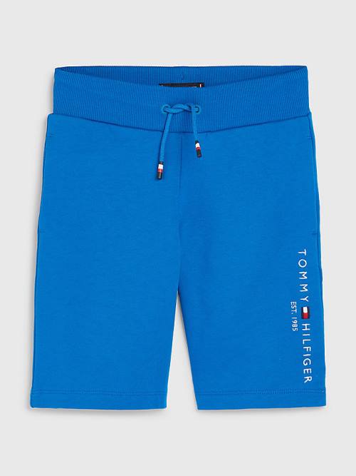 Tommy Hilfiger Essential Drawstring Sweat Shorts Pantolon Erkek Çocuk Mavi | TH307UOG