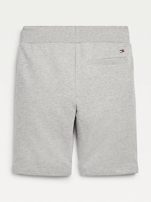 Tommy Hilfiger Essential Drawstring Sweat Shorts Pantolon Erkek Çocuk Gri | TH746XBF