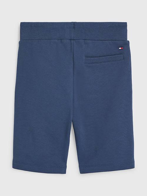 Tommy Hilfiger Essential Drawstring Sweat Shorts Pantolon Erkek Çocuk Mavi | TH805GKP