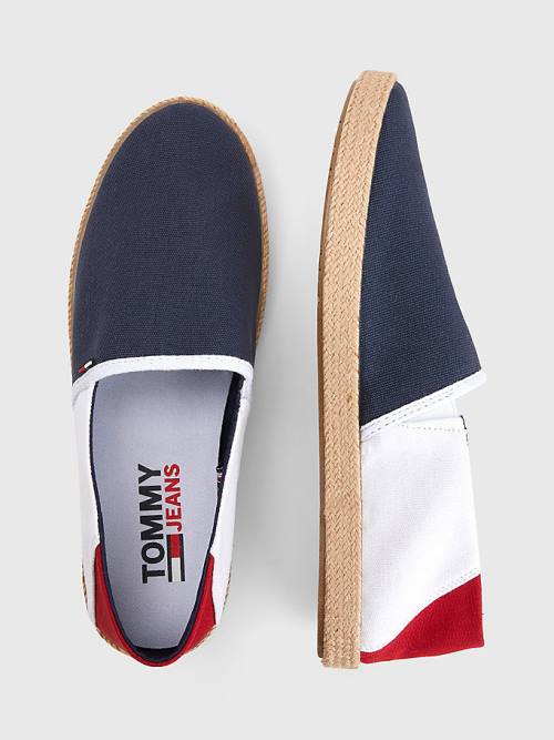 Tommy Hilfiger Essential Espadrilles Günlük Ayakkabı Erkek Mavi | TH127NFL