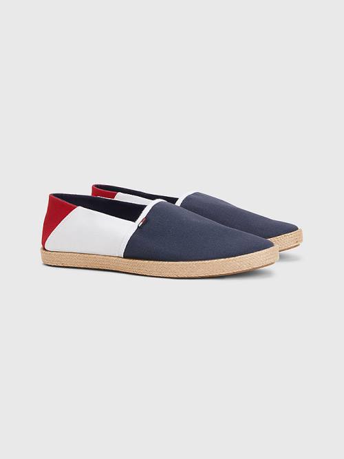 Tommy Hilfiger Essential Espadrilles Günlük Ayakkabı Erkek Mavi | TH127NFL