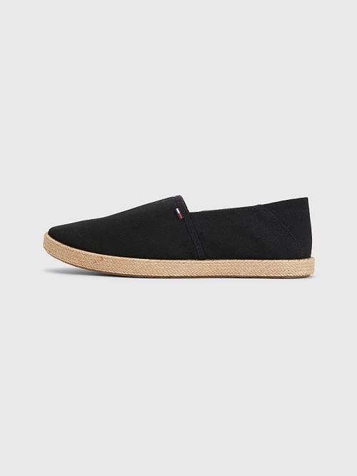 Tommy Hilfiger Essential Espadrilles Günlük Ayakkabı Erkek Siyah | TH795NCX