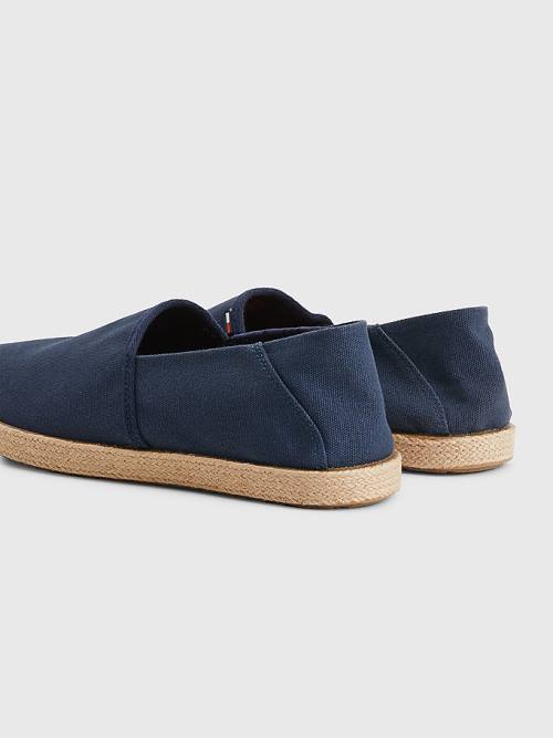 Tommy Hilfiger Essential Espadrilles Günlük Ayakkabı Erkek Mavi | TH984RMV