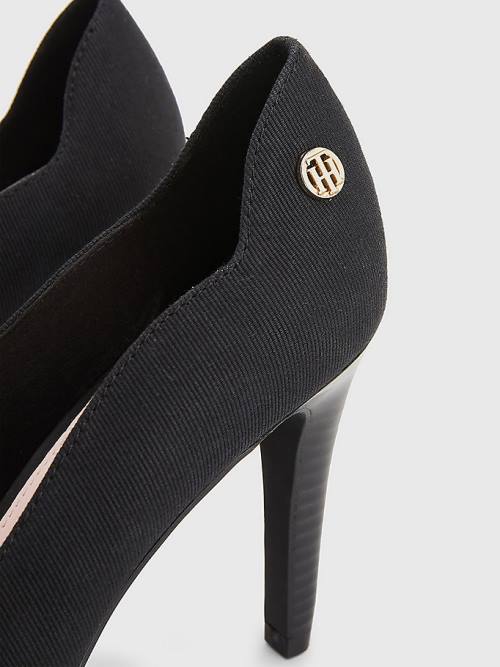 Tommy Hilfiger Essential High Pumps Topuklu Ayakkabı Kadın Siyah | TH384FTI