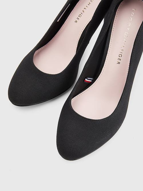 Tommy Hilfiger Essential High Pumps Topuklu Ayakkabı Kadın Siyah | TH384FTI