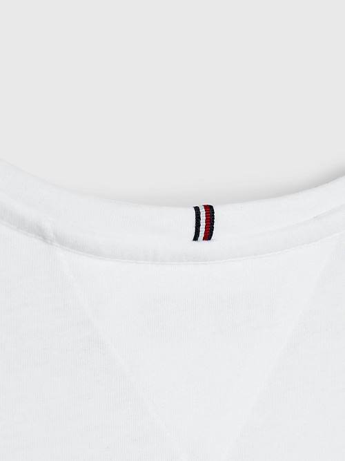 Tommy Hilfiger Essential Knit Tişört Kiz Çocuk Beyaz | TH524DCQ