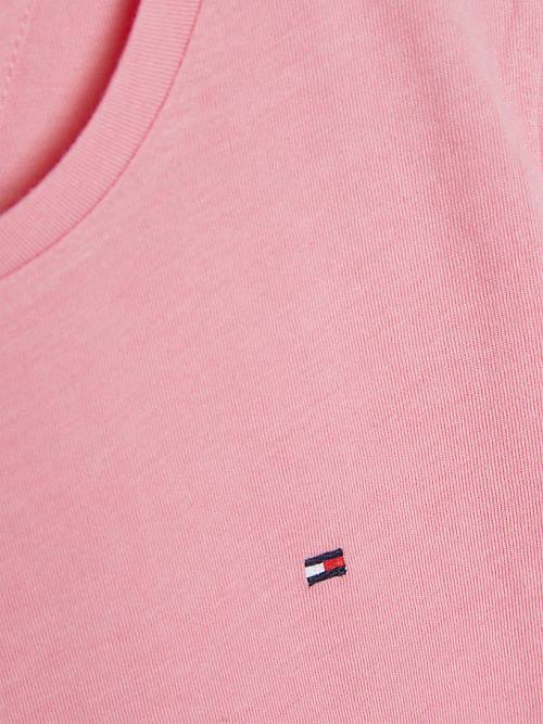 Tommy Hilfiger Essential Knit Tişört Kiz Çocuk Pembe | TH789EFT