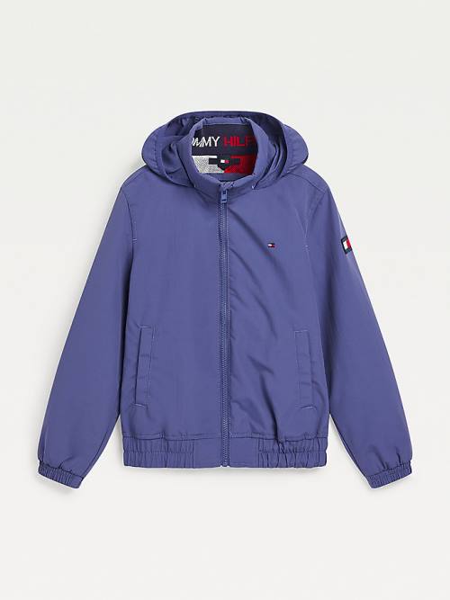 Tommy Hilfiger Essential Kukuletalı Ceket Erkek Çocuk Mavi | TH041EZK