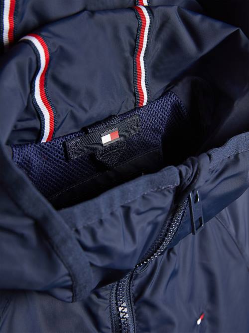 Tommy Hilfiger Essential Kukuletalı Ceket Kiz Çocuk Mavi | TH593HCR