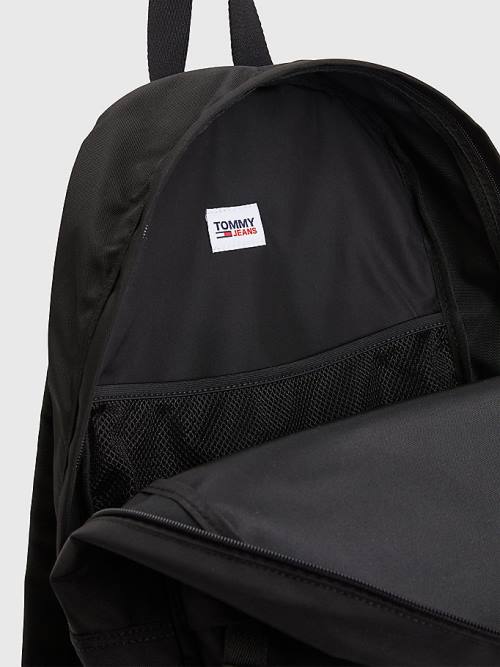 Tommy Hilfiger Essential Logo Backpack Çanta Erkek Siyah | TH042STG