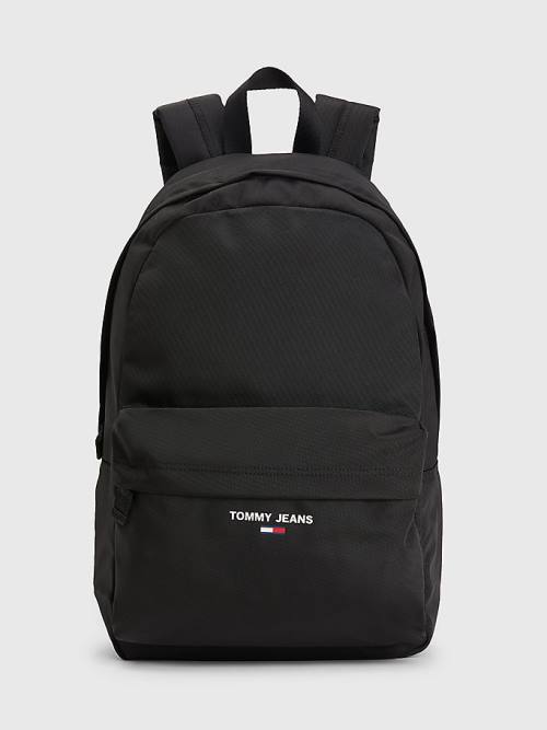 Tommy Hilfiger Essential Logo Backpack Çanta Erkek Siyah | TH042STG