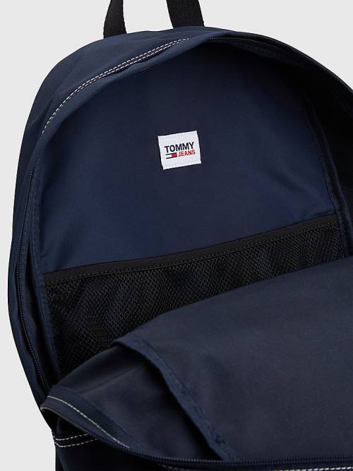 Tommy Hilfiger Essential Logo Backpack Çanta Erkek Mavi | TH419GZM