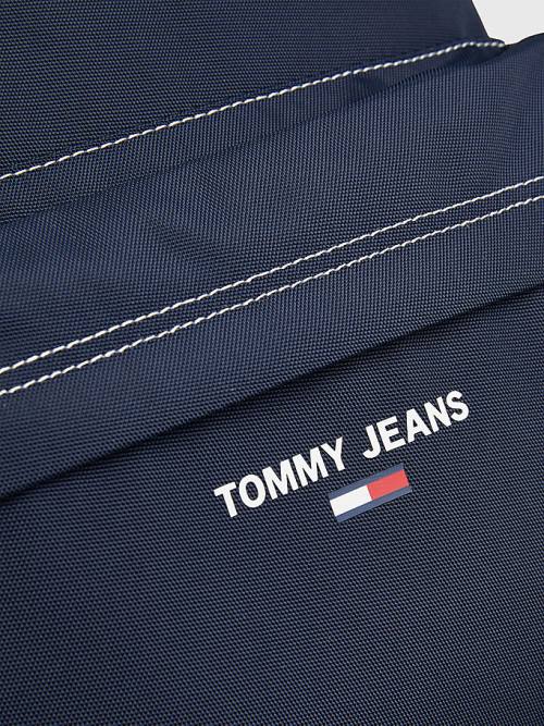 Tommy Hilfiger Essential Logo Backpack Çanta Erkek Mavi | TH419GZM