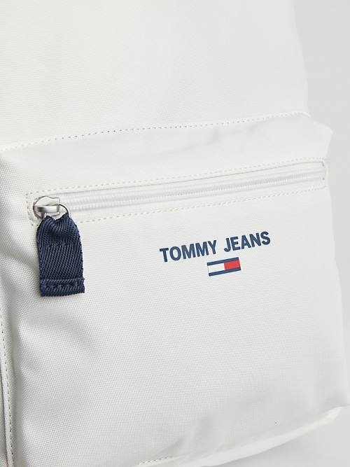 Tommy Hilfiger Essential Logo Backpack Çanta Kadın Beyaz | TH596XGY