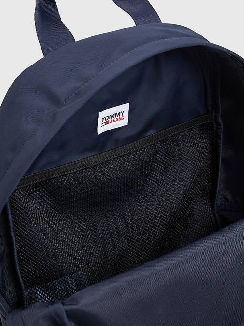 Tommy Hilfiger Essential Logo Backpack Çanta Kadın Mavi | TH783SQU