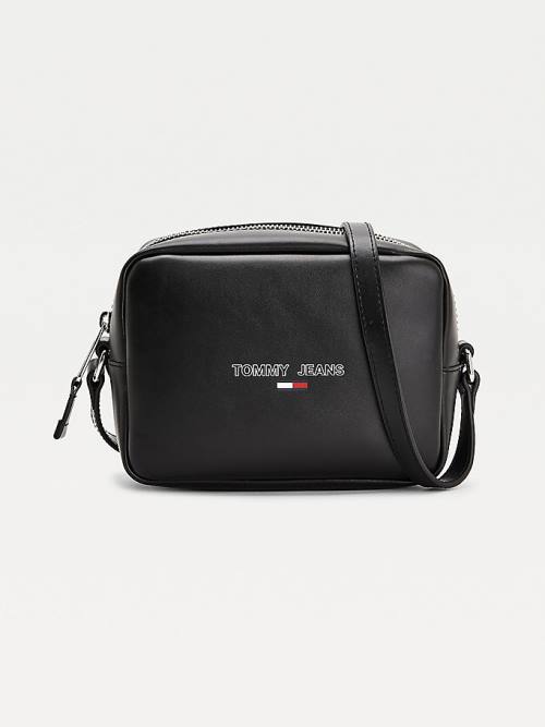 Tommy Hilfiger Essential Logo Camera Çanta Kadın Siyah | TH496YBE